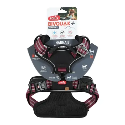 Zolux Bivouak hondentuig rood M 56-69 cm – tot 18 kg