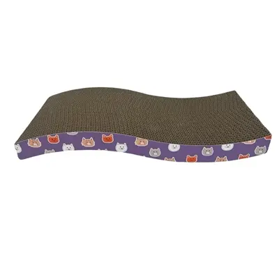 Easypets krabkarton Wave paars met catnip