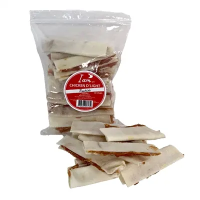 I Am Chicken D'Light Rawhide hondensnack 30 stuks – kip en runderhuid