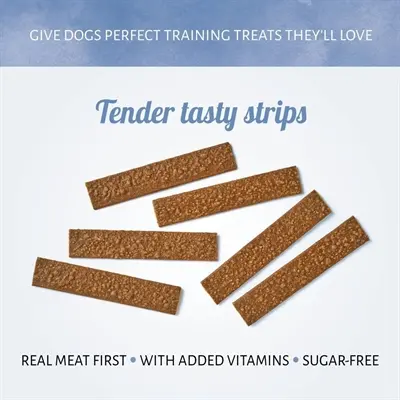 Antos Jerky Strips kip 20 stuks – zachte vleessnacks