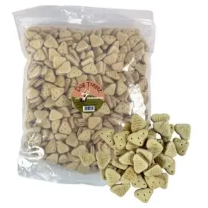 Dog Treatz zalm hartjes 2,5 kg – krokante hartjes gevuld met zalm - Afbeelding 1
