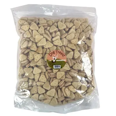 Dog Treatz zalm hartjes 2,5 kg – krokante hartjes gevuld met zalm