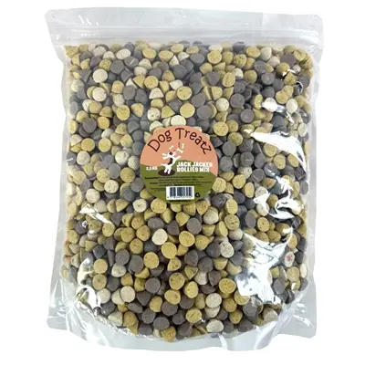 Dog Treatz Jack Jacker Rollies 2,5 kg – kleurrijke, krokante hondensnacks