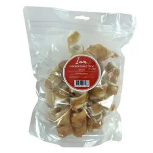 I Am Chicken Curl kauwsnack 15 cm – runderhuid met kippenborst, 10 stuks - Afbeelding 4
