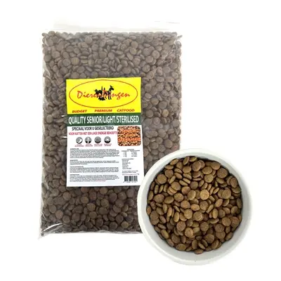 Budget Premium kattenvoer Quality Senior 1 kg – lam, gevogelte en vis