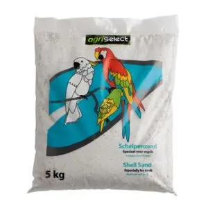 Agriselect schelpenzand 5 kg – stofarm vogelzand met anijs - Afbeelding 1