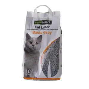 Agriselect Basic Grey kattenbakvulling alganite 10 liter - Afbeelding 1