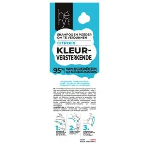 Hery shampoopoeder kleurversterkend citroen 25 g – gekleurde vachten - Afbeelding 1