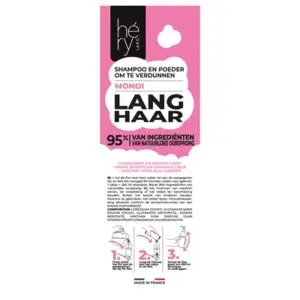 Hery shampoopoeder lang haar monoi 25 g – langharige vacht - Afbeelding 1
