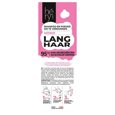 Hery shampoopoeder lang haar monoi 25 g – langharige vacht