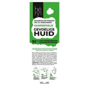 Hery shampoopoeder gevoelige huid kamperfoelie 25 g - Afbeelding 1
