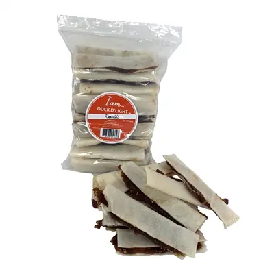 I Am Duck D'Light Rawhide hondensnack 30 stuks – eend en runderhuid