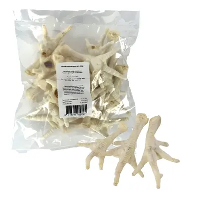 Petsnack kippenpoten wit 200 g – luchtgedroogd, 10 stuks