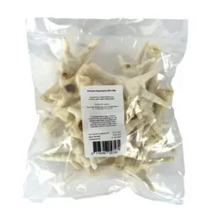 Petsnack kippenpoten wit 200 g – luchtgedroogd, 10 stuks - Afbeelding 4