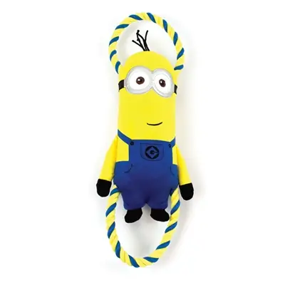 Minions hondenspeeltje Kevin 46 cm – pluche met flostouw