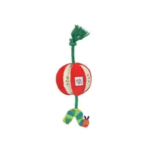 Eric Carle hondenspeeltje Rupsje Nooitgenoeg appel 38 cm – flostouw - Afbeelding 1