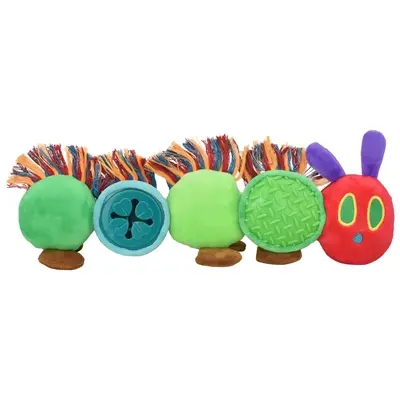 Eric Carle hondenspeeltje Rupsje Nooitgenoeg 35,5 cm – met snackvakje