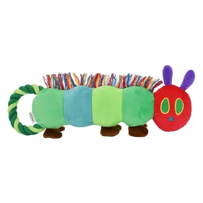 Eric Carle hondenspeeltje Rupsje Nooitgenoeg 41 cm – trek- en flostouw