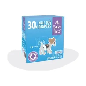 EasyPets hondenluiers voor reuen XS/S 30 stuks – ademend, verstelbaar - Afbeelding 1