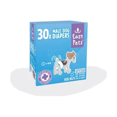 EasyPets hondenluiers voor reuen XS/S 30 stuks – ademend, verstelbaar