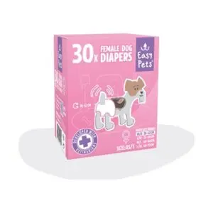 EasyPets hondenluiers voor teven XS/S 30 stuks – ademend, absorberend - Afbeelding 1