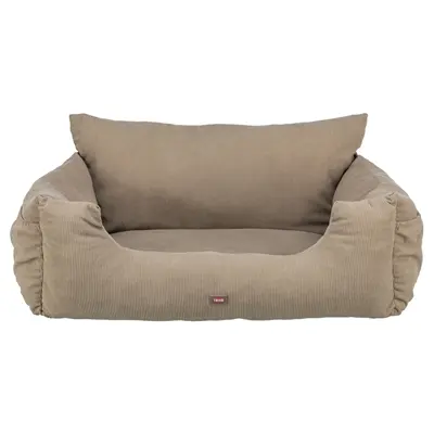 Trixie autostoel dubbel taupe 80 x 60 x 35 cm – voor 2 kleine honden