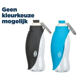 Trixie drinkfles met siliconen bakje 550 ml – assorti, voor honden - Afbeelding 1