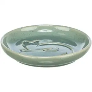 Trixie voerbak kat Katrelief keramiek blauw 14,5 cm 150 ml - Afbeelding 4