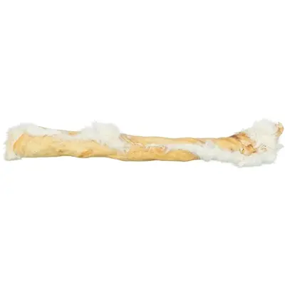 Trixie konijnenhuid rol met vacht 45-50 cm – 85 g, mono-proteïne snack