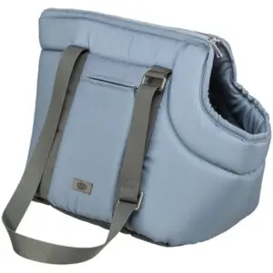 Trixie hondentas Victoria lichtblauw 50 x 26 x 29 cm – microvezel - Afbeelding 4