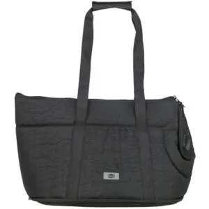 Trixie hondentas Riva zwart 45 x 26 x 30 cm – met gaasinzet - Afbeelding 1