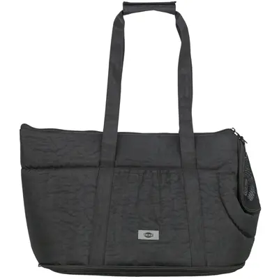 Trixie hondentas Riva zwart 45 x 26 x 30 cm – met gaasinzet