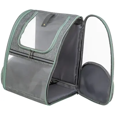 Trixie hondenrugtas Chloe lichtgrijs 39 x 27 x 43 cm - Afbeelding 4