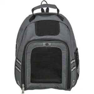 Trixie hondentas rugtas Dan grijs 34 x 26 x 44 cm – met tailleriem - Afbeelding 1