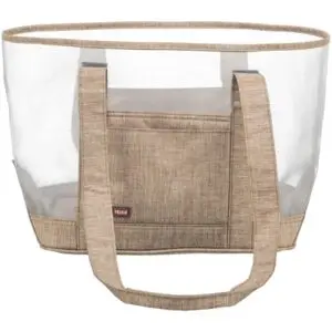 Trixie hondentas Mary transparant/zand 53 x 20 x 30 cm – mesh - Afbeelding 1