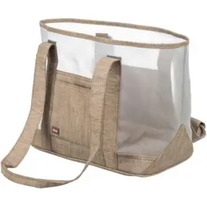 Trixie hondentas Mary transparant/zand 53 x 20 x 30 cm – mesh - Afbeelding 2
