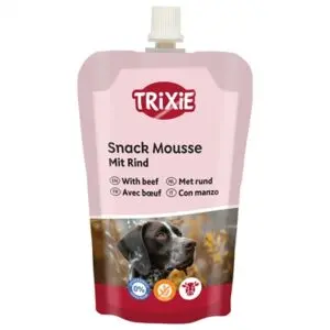 Trixie Snack Mousse rund 200 g – vloeibare hondenbeloning in tube - Afbeelding 1