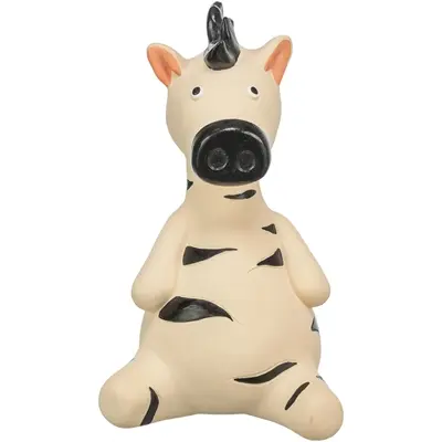 Trixie zebra latex 15 cm – zacht hondenspeeltje