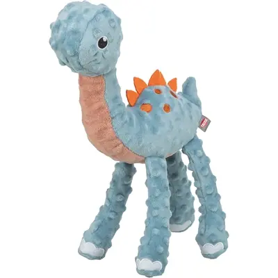 Trixie Be Eco hondenspeeltje dinosaurus blauw 38 cm – 2 stuks