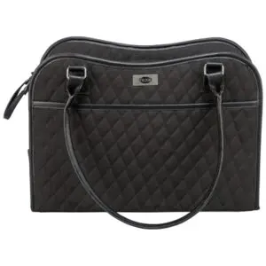 Trixie hondentas Amina zwart 37 x 18 x 29 cm – met korthouder - Afbeelding 1