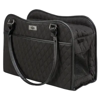 Trixie hondentas Amina zwart 37 x 18 x 29 cm – met korthouder