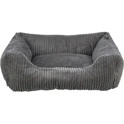 Trixie hondenmand Jonna Vital ribstof donkergrijs 100 x 70 cm