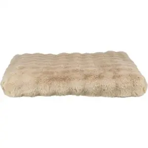 Trixie hondenkussen Elli zand 100 x 70 cm – pluche, afneembare bekleding - Afbeelding 1