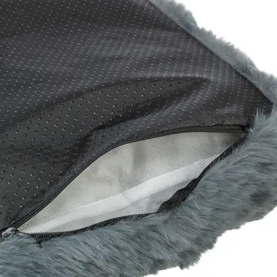 Trixie hondenkussen Elli donkergrijs 100 x 70 cm – pluche, slipvast