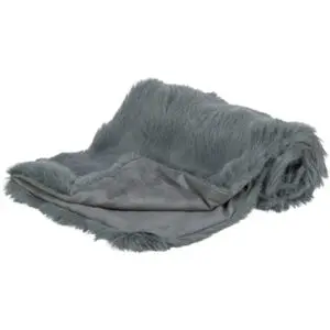 Trixie hondendeken Elli donkergrijs 70 x 50 cm – pluche en velours - Afbeelding 1