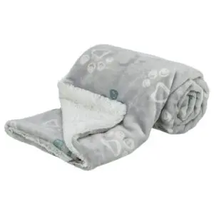 Trixie hondendeken Jimmy Soft lichtgrijs 100 x 70 cm – hypoallergeen - Afbeelding 1