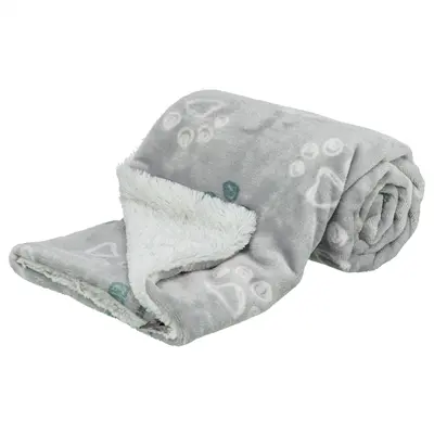 Trixie hondendeken Jimmy Soft lichtgrijs 100 x 70 cm – hypoallergeen