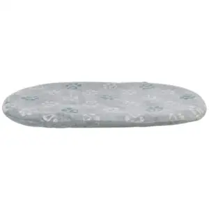 Trixie hondenkussen Jimmy Soft ovaal lichtgrijs 70 x 47 cm – pluche - Afbeelding 1