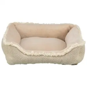 Trixie hondenmand Boho rechthoekig beige 80 x 60 cm – afneembare hoes - Afbeelding 1