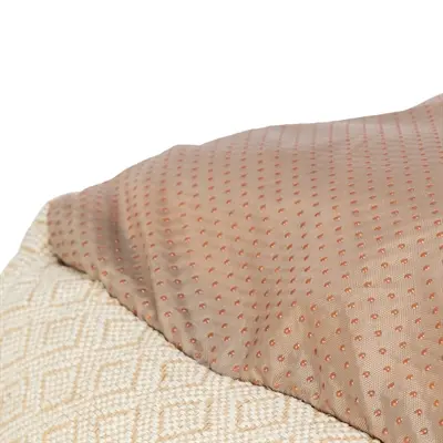Trixie hondenmand Boho rechthoekig beige 100 x 80 cm – afneembare hoes